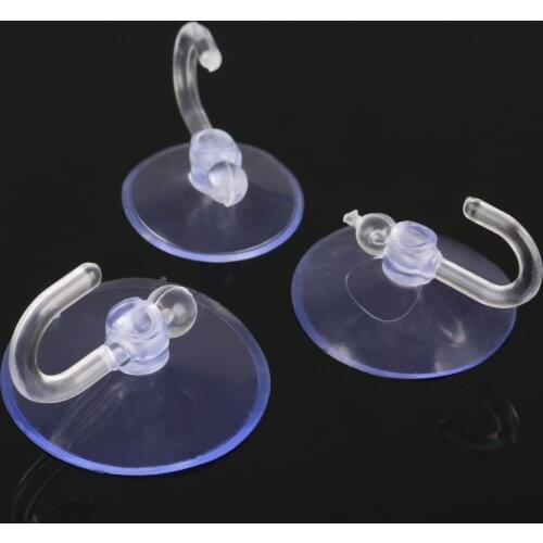 20Pcs Transparent Sucker Suction Cups Strong Vacuum Suckers Hook Hanger For Window Kitchen Bathroom Doll Toy Fridge 25/30/35mm