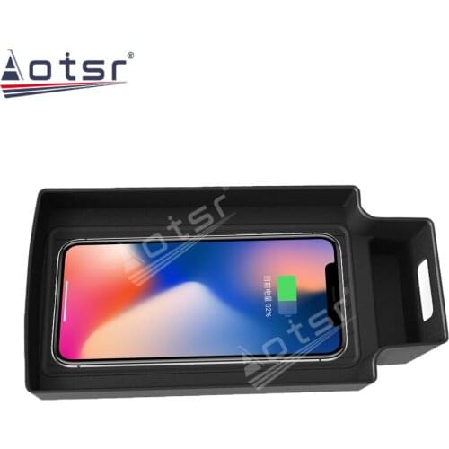 QI Car Wireless Charger For Audi Q3 2016-2018 Intelligent Infrared Fast Charging Phone Holder for iPhone Samsung Huawei