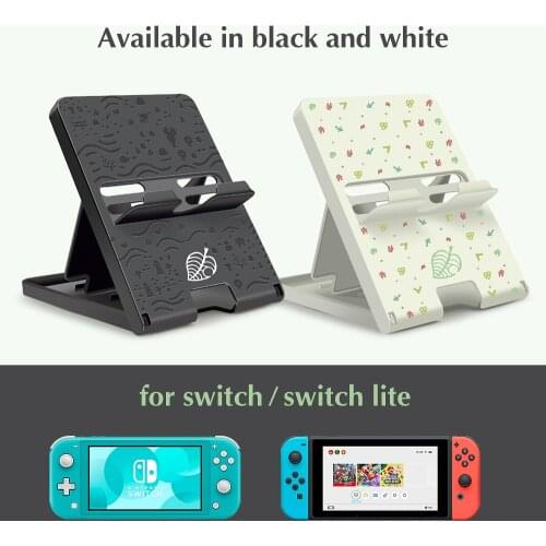 AnimalCrossing Nintend Switch Console Case Bracket Holder Mobie Phone Pad Compact Playing Stand Bracket for Nitendo NS Lite