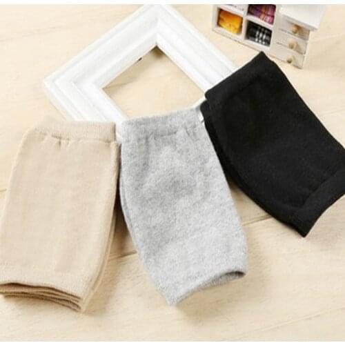 Spring Autumn Cotton Solid Color Knitting Leg Warmers Knee Protector For Women Ladies Wholesale