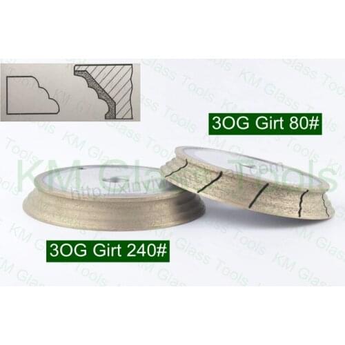 Free Shipping!3OG 100x22x10/12/15/19mm Peripheral Daimond wheel,For Glass machine