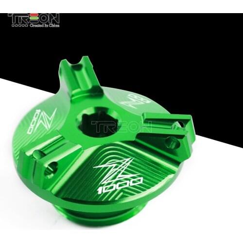 For Kawasaki Z1000/SX/ABS 2010-2019 Motorcycle CNC Aluminum M20*2.5 Engine Magnetic Oil Drain Plug Cover Accessories