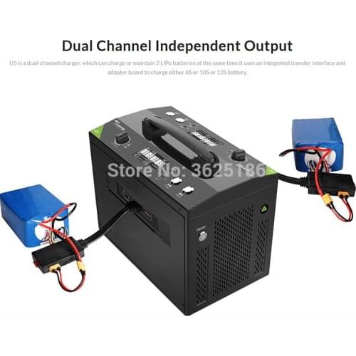 EV-PEAK U5 1500W 30A LiPo Industry Drone Smart Balance Charger for 6S 10S 12S Battery charger