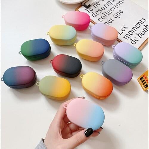 Gradient Rainbow Earphone Cover for Xiaomi Redmi Airdots 3 Case Hard Shell Headphone Wireless Bluetooth Protection Headset Box