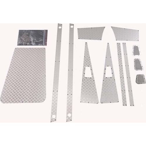 Hercules DIY Spare Metal Antiskid Plate A 1/10 RC D130 Rock Crawler Model Car accessories TH01552-SMT6