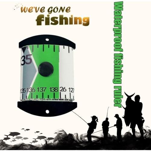 Waterproof Fish Measuring Ruler PVC Fish Measurement Tape Gauge Fishing Tackle for Outdoor Fishing Portable Accessories