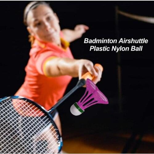 3pcs Windproof Badminton Nylon Plastic Training Indoor And Outdoor Balls Professional Player Or Beginner Trainer