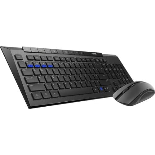 Multi-Mode Wireless Keyboard & Mouse Set bluetooth 3.0/4.0/2.4GHz 113 Keys Keyboard 1600DPI Mouse Office Keyboard & Mouse Combo