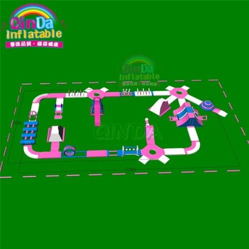 New design inflatable floating water park for the sea use