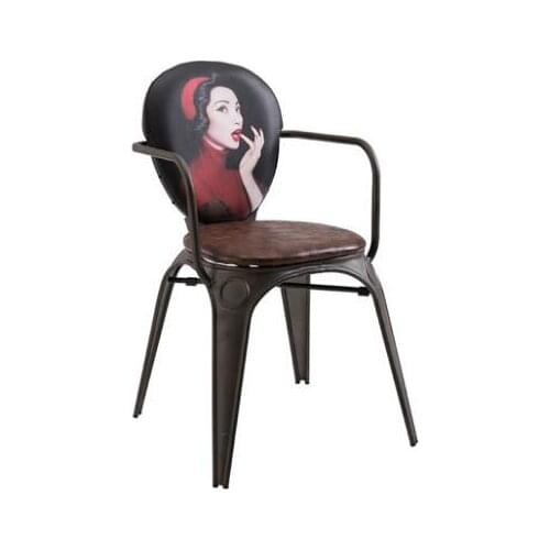 Dining chair dining chair combination upholstered chair small family . cafe restaurant dining chair combination devil chair