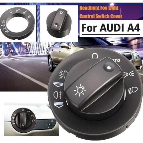Car Headlight Fog Light Control Switch Cover Cap Repair Kit 8E0941531B For AUDI A4 S4 8E B6 B7 2000-2007 With Auto Function