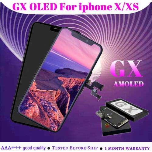 Replacement For iPhone X OLED LCD Display GX Digitizer Assembly For iphonex LCD Screen For iPhone XS MAX LCD Amoled 3D Touch