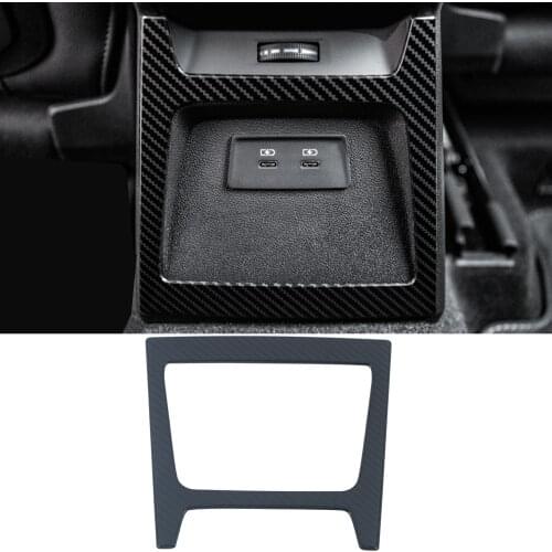 Car Styling 1PCS Stainless Steel Interior Rear Middle Console Panel Cover Trim for Audi A3 8Y 2020 2021 2022 Accessories