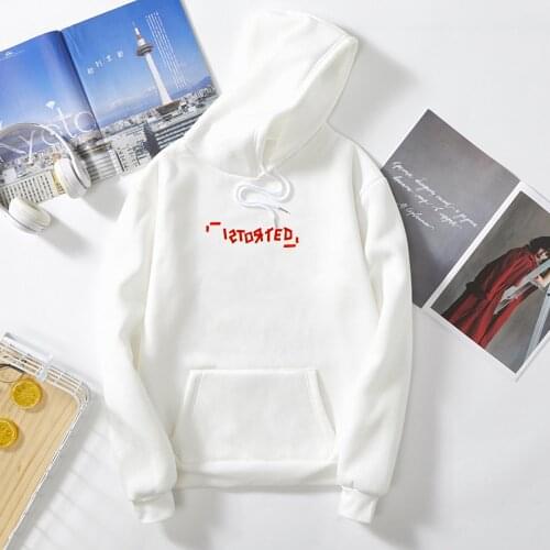 Letter Print Fashion Streetwear Warm Pullover Harajuku Hoodies Punk Sweatshirt Womens Jacket Korean Style Kawaii Hoodie Japan