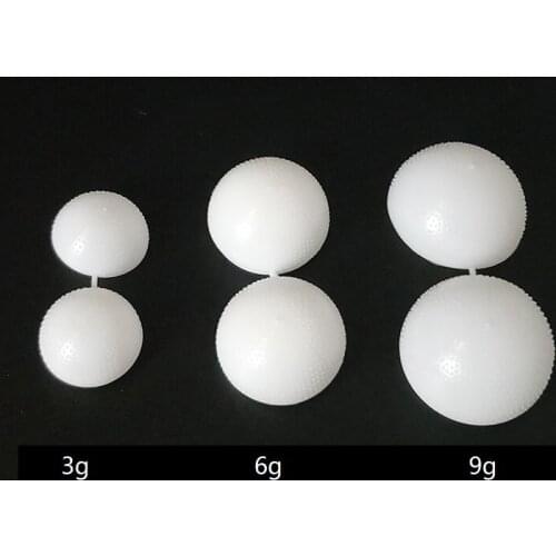 Packaging Shell For Chinese Medicine Honey Pill Box Ball Shell Thicken White Empty Wax 3g 6g 9g Patent Drug
