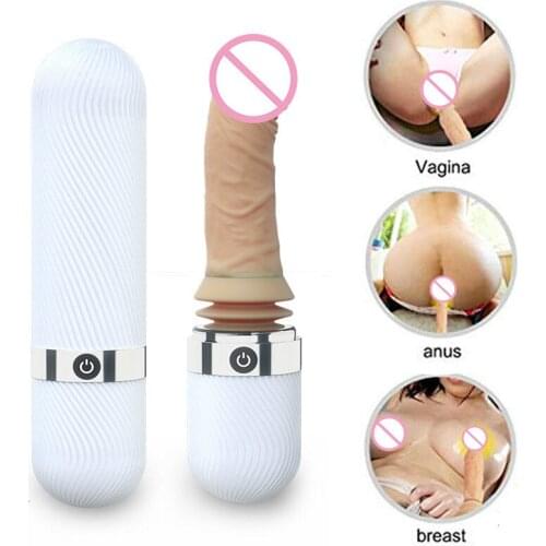 Daily Waterproof,Medical Silicone,7 Mode Thrusting Vibration,Heating With Warm Feeling,Rechargable Sex Toys Dildos For Women