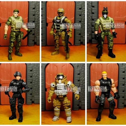 Chap Mei Elite Force 1:18 Military Action Figure Doll Statue 3.75 British Army special air service SAS Soldier Puppet