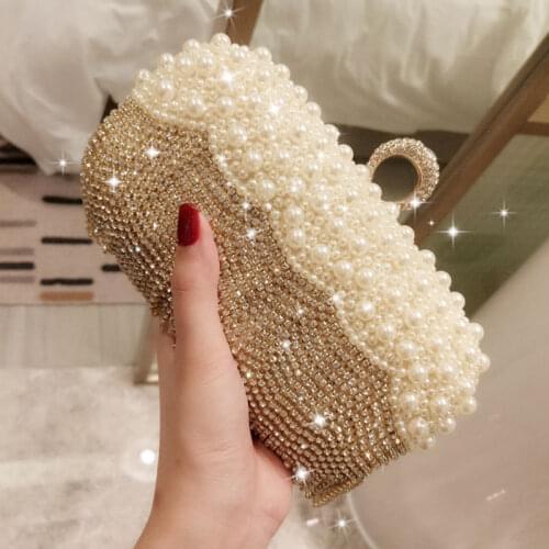 YoReAi Womens Evening Clutch Bag Party Purse Luxury Wedding Clutch For Bridal Rhinestone Shiny Tassel Handbag Shoulder Bags
