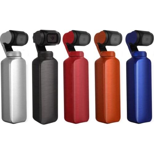 Protective Film Metallic Color Stickers Decals Pure Color Skin for DJI OSMO Pocket Handheld Gimbal Camera Black Wrap
