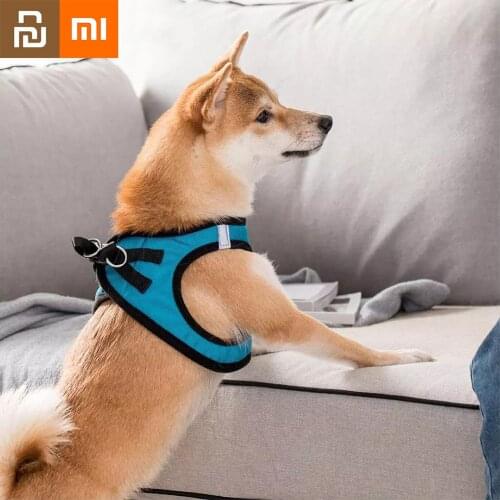 New Xiaomi Breathable Pets Harness Vest Reflective Dog Chest Straps Soft Safe Pet Outdoor Vest Collar for Small Medium Dogs Cats