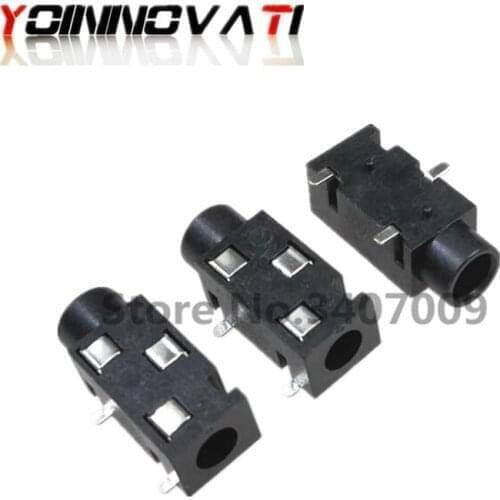 100pcs PJ-320B PJ-320 pin 3.5 caliber tripod stand tripod socket flapper headphone jack headphone jack