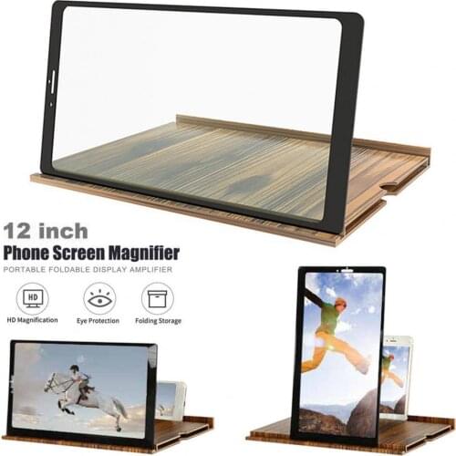 12-inch Ultra-Clear Phone Screen Magnifier Magnifying Device with 3D HD Vision