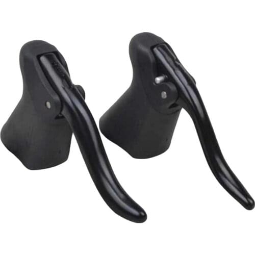 2Pcs Lightweight Aluminum Bicycle Brake Handle MTB Mountain Bike Cycling Brake Levers Front Rear Brake Levers Drop Handlebar Set