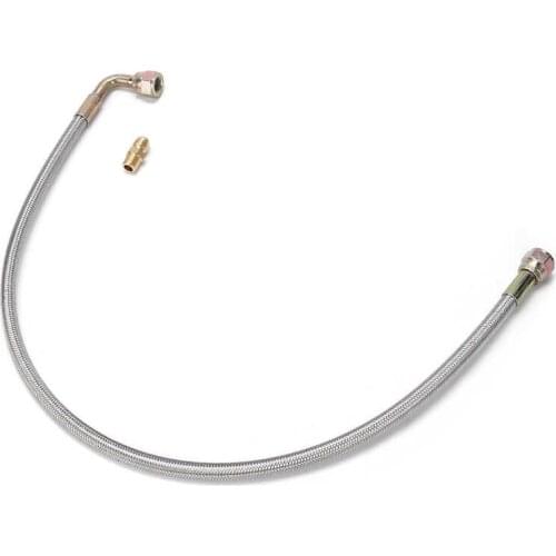 24in T3/T4 Turbo Oil Feed Line AN4 Port Kit Fit for Toyota / Nissan