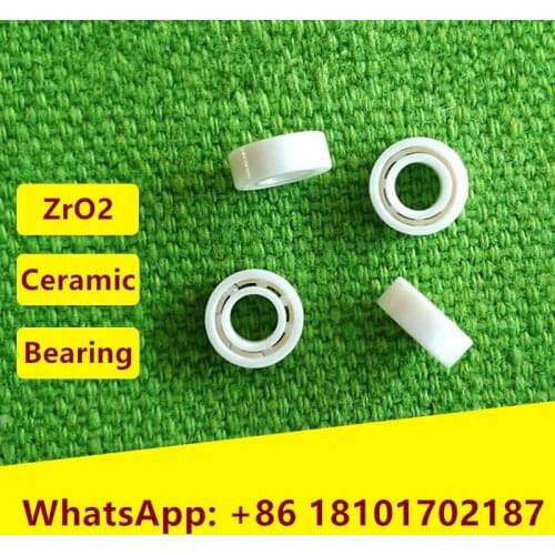 5pcs MR105 ZrO2 full Ceramic ball bearing 5x10x4 mm Miniature Zirconia ceramic deep groove ball bearings 5*10*4 fishing reel
