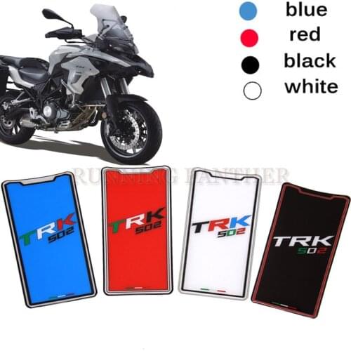 For Benelli TRK502 TRK 502 TRK502X Motorcycle Accessories Real Tank Pad Sticker Decal Emblem Fits