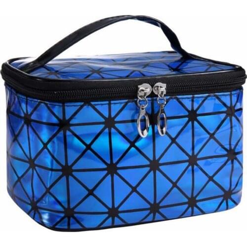 Cosmetic bag PU leather waterproof wash bags women make up box functional packing cubes hand bags travel bags fashion girls bags