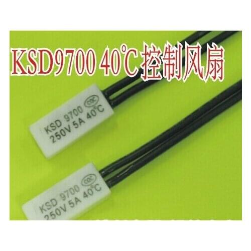 KSD9700 5A250V 40 degree C N.O. normally open temperature switch thermostat Thermal Protector