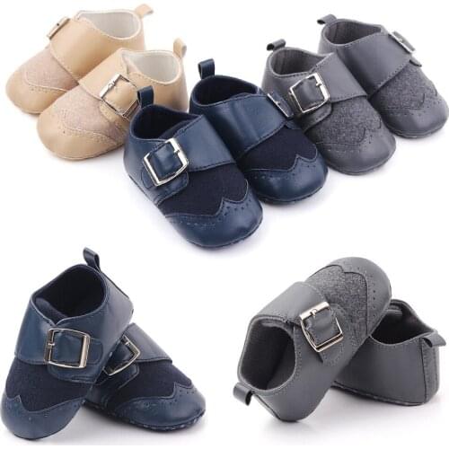 Newborn Baby Boy Shoes Toddler Leather Moccasins First Walker Casual Sneaker Soft Sole Infant Solid Tenis for 1 Year Old Walking