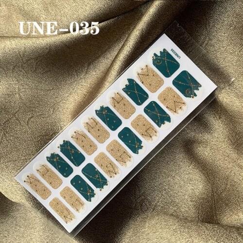 1sheet Korean Nail Sticker Mixed Colors New Gel Polish Wraps Blooming Slider Adhesive Nail Art Tips Stickers Manicure Decoration