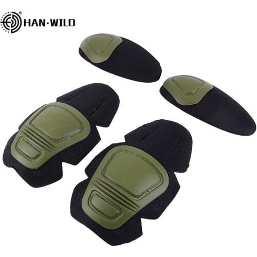 Knee Pads & Elbow Support for G2 G3 Frog Suit Military Tactical Paintball Airsoft Kneepad Interpolated Knee Protector Set