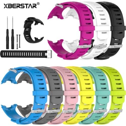 XBERSTAR Silicone Wrist Band Strap for Suunto D4 D4i Novo Wrist Dive Computer Watch Replacement Watchband Strap Bracelet