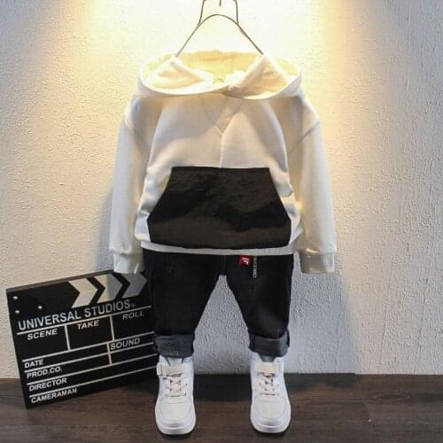 2020 Retail 2pcs Boy hoodies + pant boys clothing baby boy sets kids suits more color choosing free shipping AA70