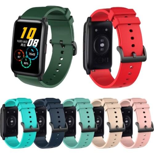 20mm Silicone Bracelet for Huawei Honor Watch ES for Samsung Galaxy Watch 42mm Gear S2 Sport Classic Smart Wristband Replacement