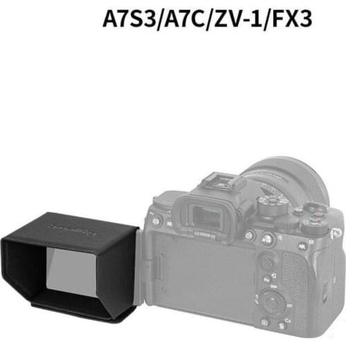 For Sony A7S3/A7C/ZV-1/FX3 screen hood camera accessories