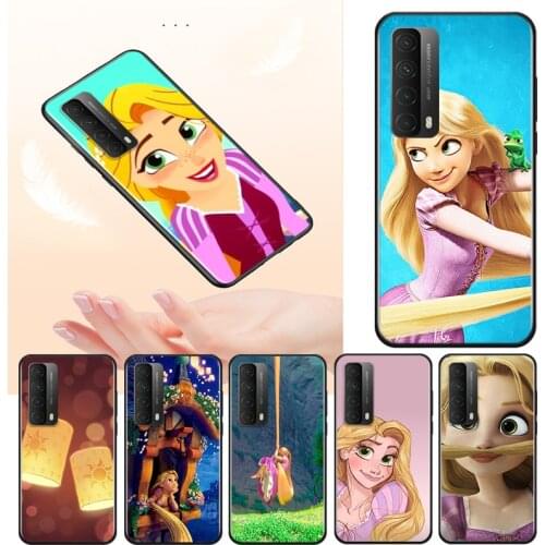 Tangled Rapunzel For Huawei Y9S Y9A Y9 Y8P Y8S Y7P Y7A Y7 Y6S Y6 Y5 P PRO Lite Prime 2020 2019 Soft Phone Case