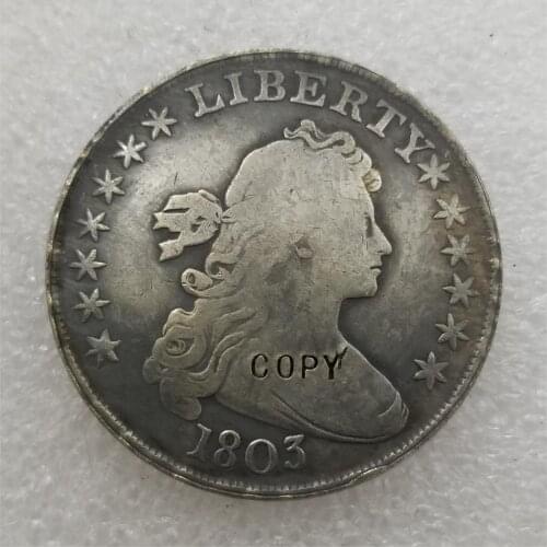 USA 1803 Draped Bust Dollar Copy Coin commemorative coins-replica coins medal coins collectibles