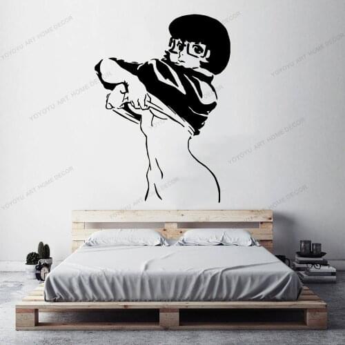 Sexy Girl Vinyl Wall Art Sticker Beauty Salon Room Decal Bedroom Wall Decals Removable Art Home Decoration Mural CX1305