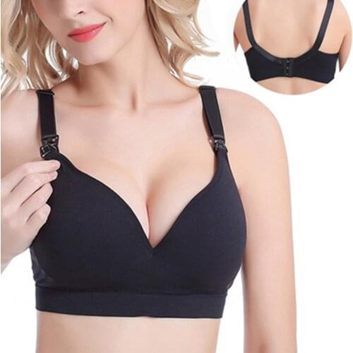 Women Soft Breastfeeding Maternity Pregnant Push Up Bra Nursing Feeding Bra