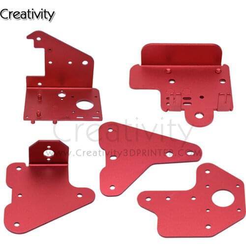1Set CR10S PRO Extruder XZ Axis Plate Fix Bracket Plate Front & Back Aluminum Holder For Creality CR10s Pro