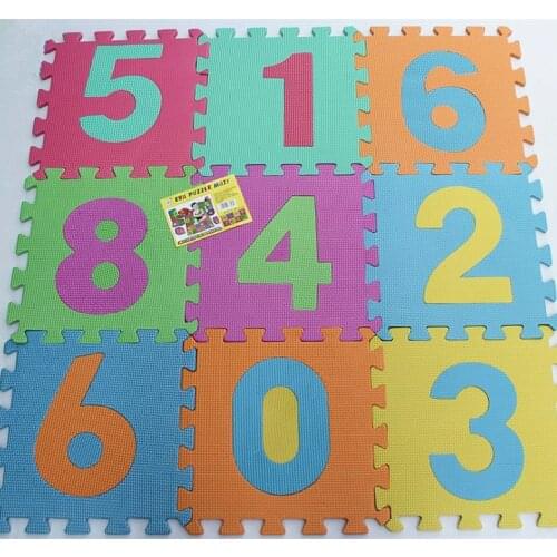 10pcs/set 30x30x0.8cm Fashion Puzzle carpet baby play mat floor puzzle mat EVA children foam carpet mosaic floor