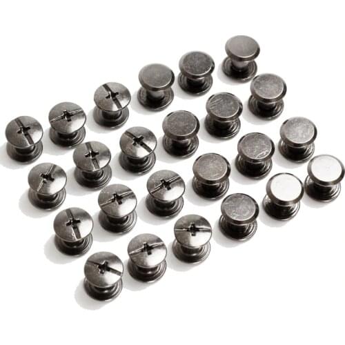 24pcs Chicago Screw Set Tek lok screw set 5X6mm for DIY Kydex Sheath Hand Tool Parts