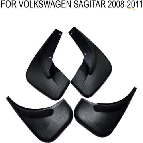 4Pcs Set Molded Mud Flaps Mudflaps Splash Guards Front Rear Mud Flap Mudguards Fender for volkswagen sagtiar 2008-2011 YC101093