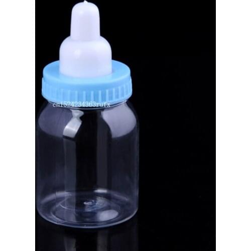 600pcs Baby Bottle Candy Boxes Wedding Favors Baby Feeding Bottle Gifts Box Baby Shower Baptism Party Supplies Decoration