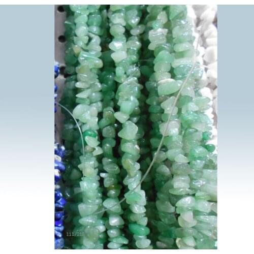 Wholesale Chips Shape Aventurine Green Beads 5mm-8mm Natural Stone Beads For Jewellery Making Strand 34'' About 200pcs Lot