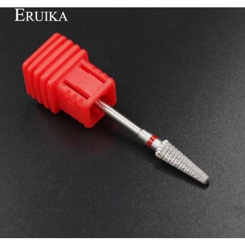 ERUIKA 1pc M Size Carbide Nail Art Drills Bit 3/32" Pedicure Milling Cutter Burr Electric Manicure Device Nail Art Accessory